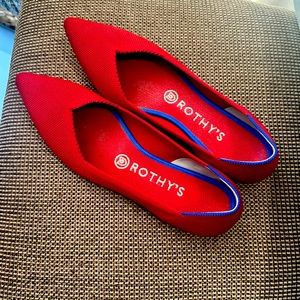 Rothy’s, The Point, Size 8, Red